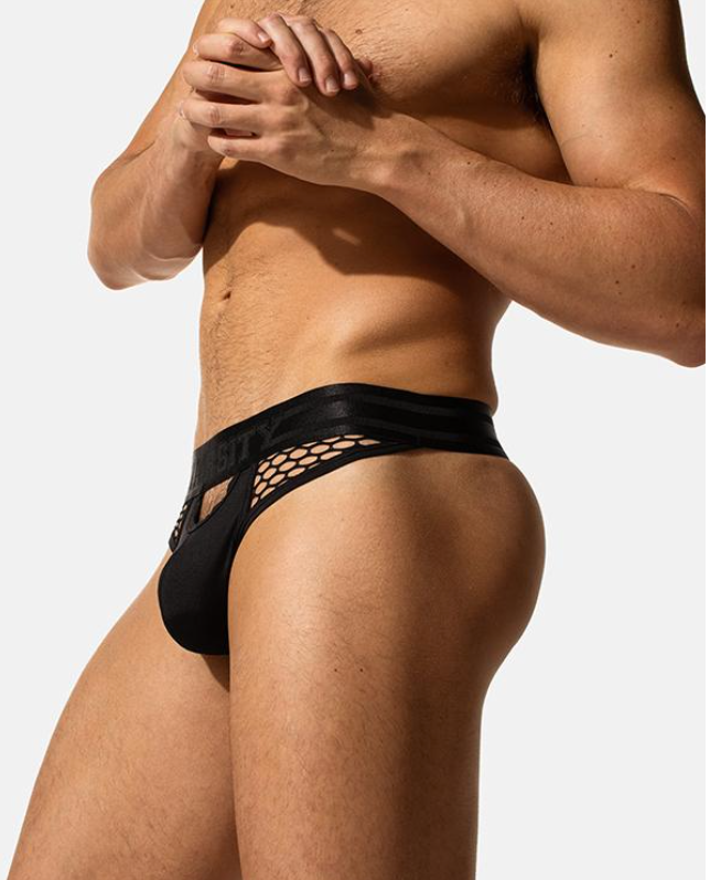 Men's Mesh See-through Pouch G-string Briefs Underwear T-back Thong V-string