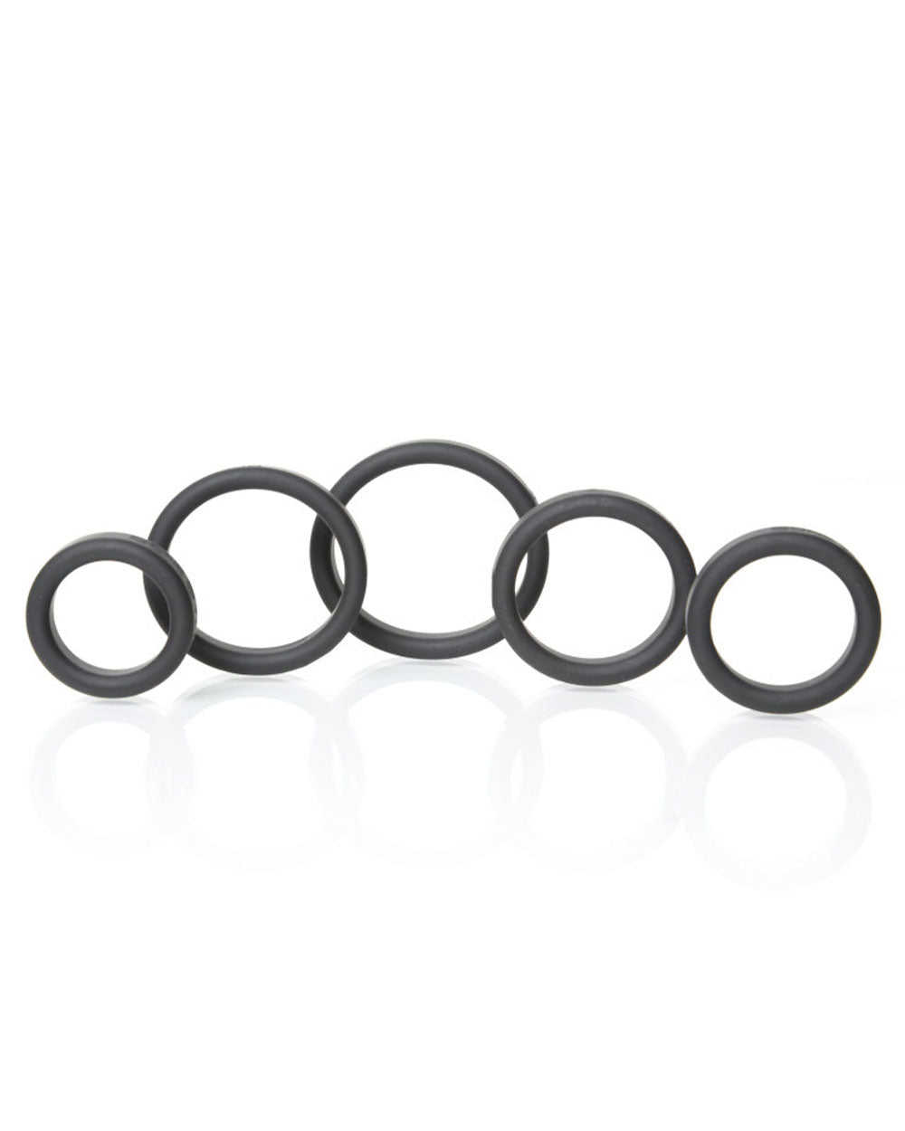 Boneyard Silicone Ring 5 Pc Kit Black