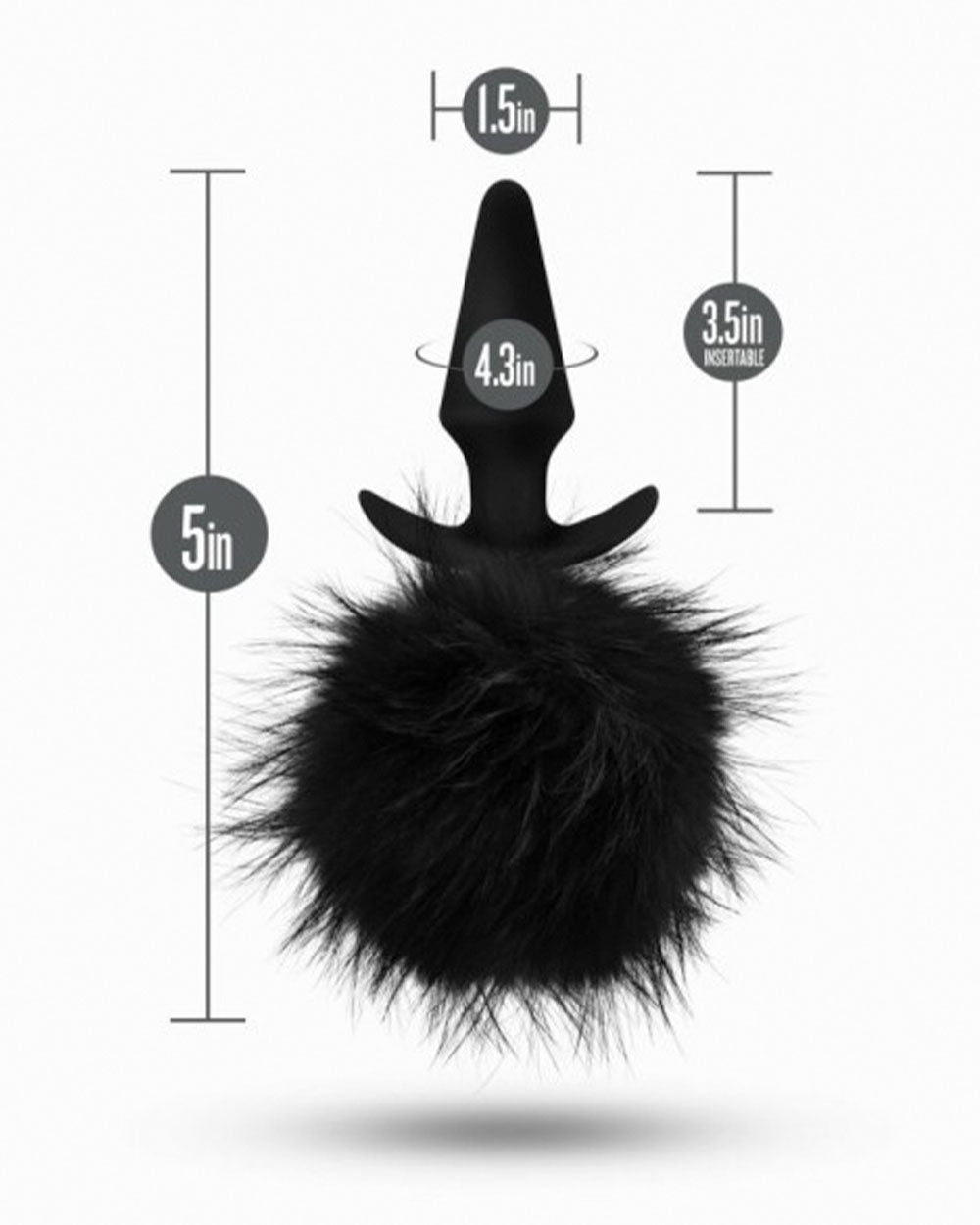 Platinum Rabbit Tail Plug