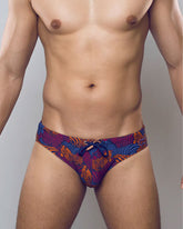 V10 Print Swim - Stallion Navy