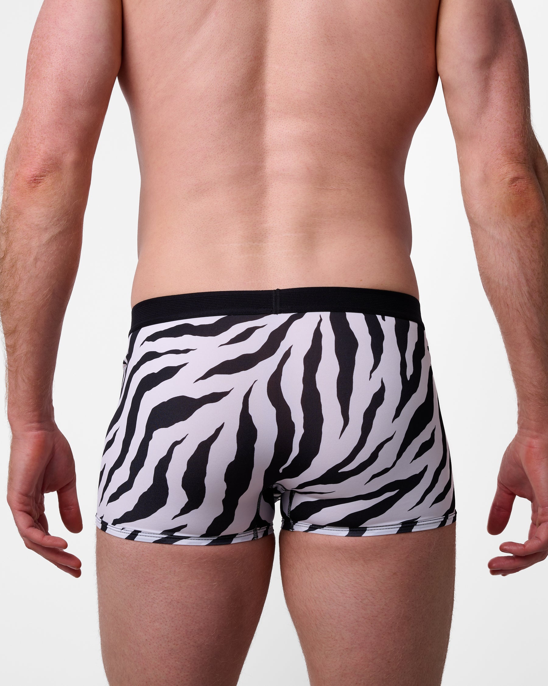 Animal Print Trunk - White