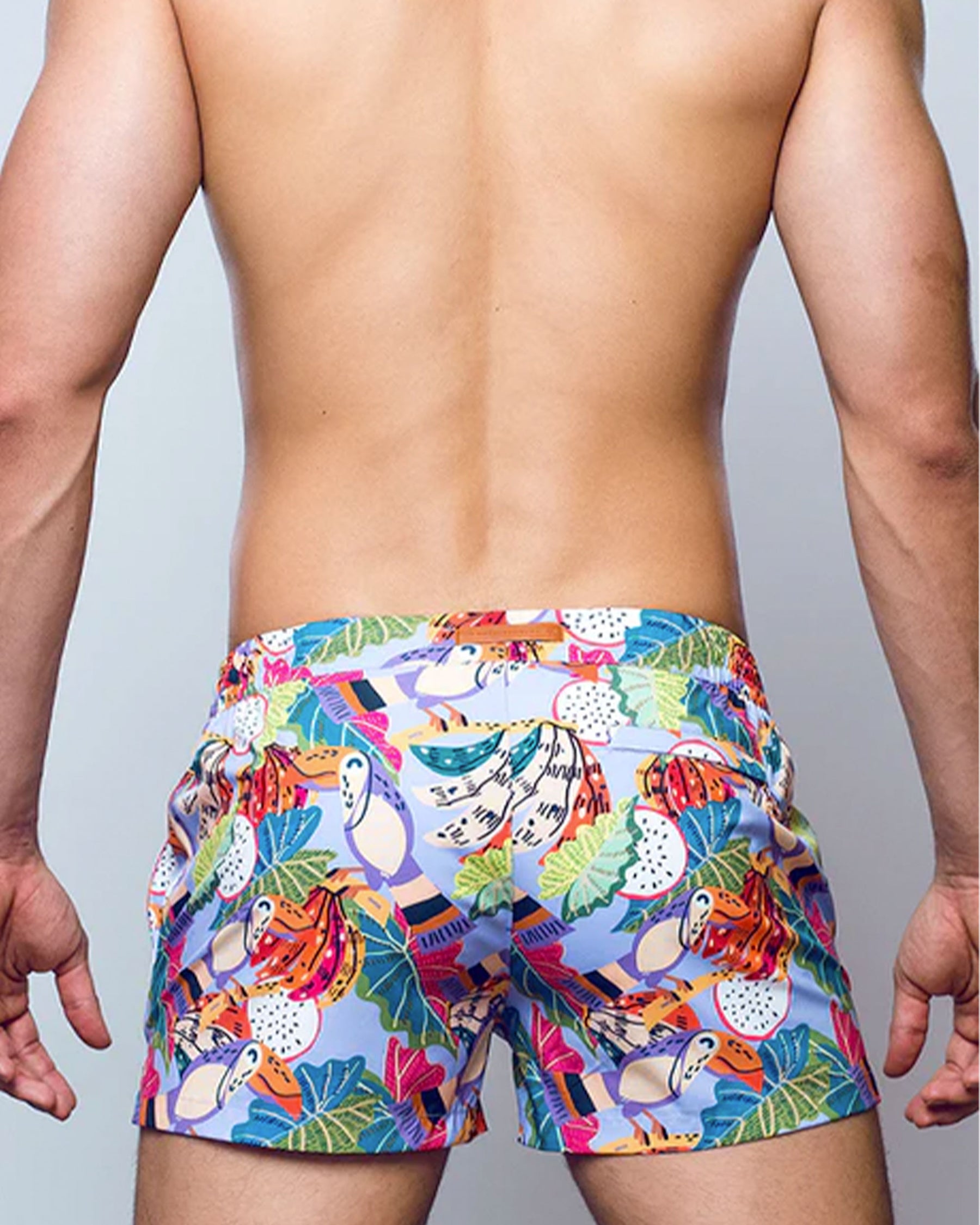 S50 Print Swim Short - Aves Purple