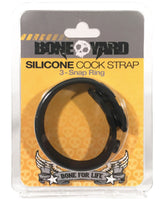 Boneyard Silicone Cock Strap - 3 Snap Ring