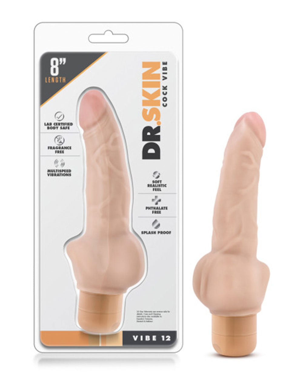 Dr Skin C*ck Vibe 12 8in