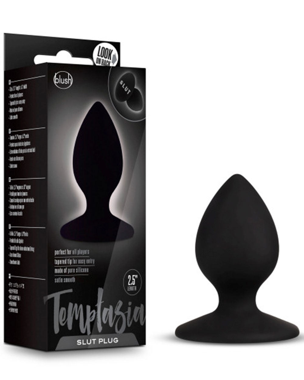 Temptasia Sl*t Plug Black