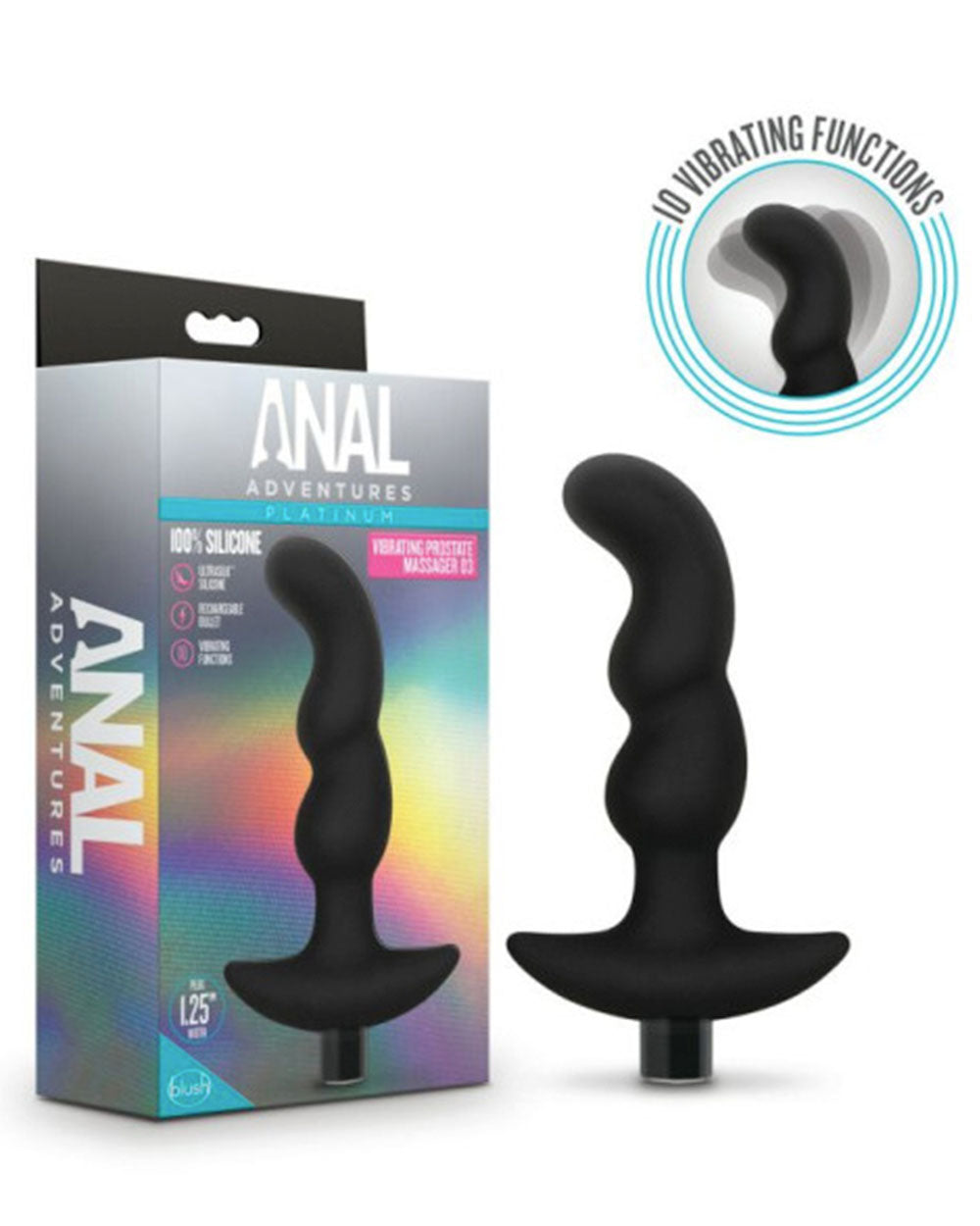 Platinum Silicone Prostate Massager 03
