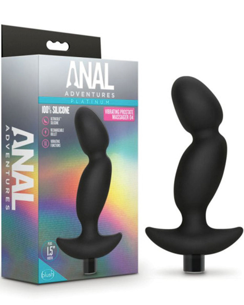 Vibrating Silicone Prostate Massager 04