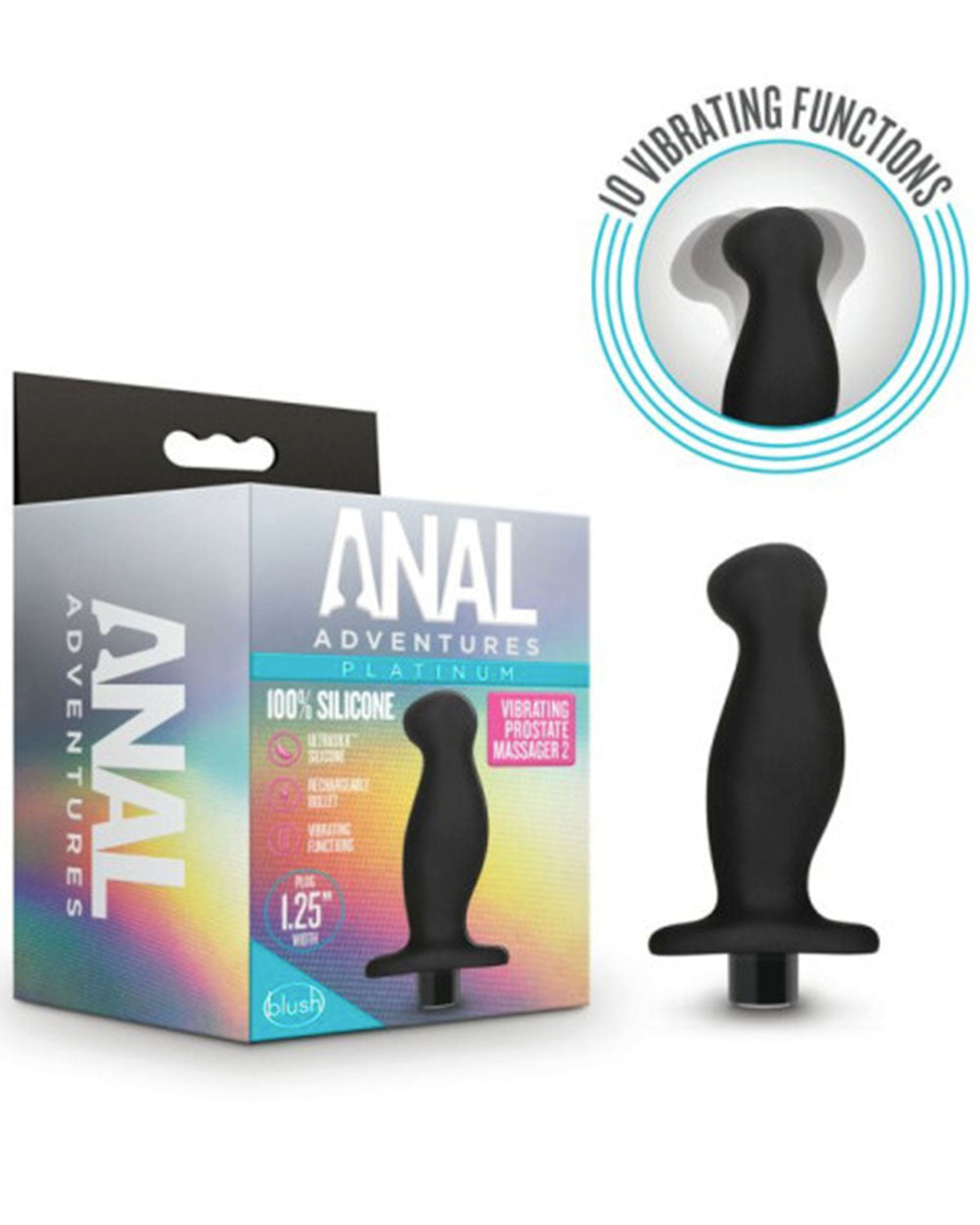 Platinum Silicone Prostate Massager 02