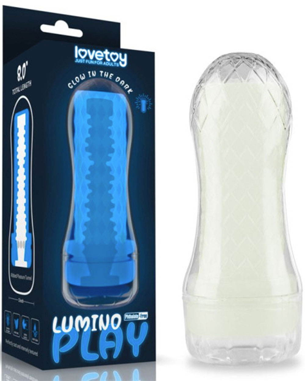 Lumino Play Ribbed Masturbator