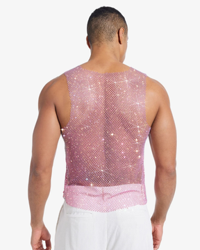 Crystal Mesh Tank Top