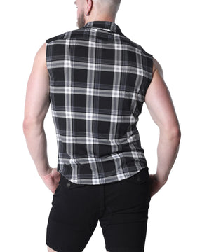 Lumber Jacked Sleeveless Shirt