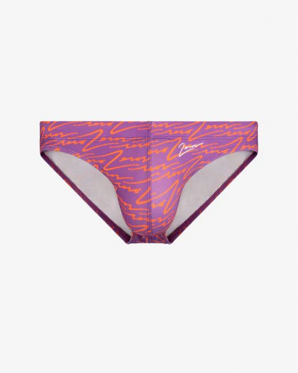 V20 Print Swim Brief - Signature Purple