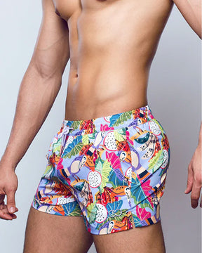 S50 Print Swim Short - Aves Purple