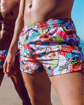 S50 Print Swim Short - Aves Purple