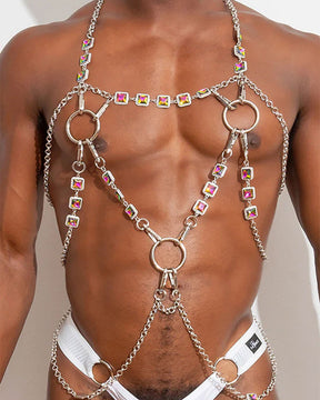 Taylor Chain Harness Silver 2