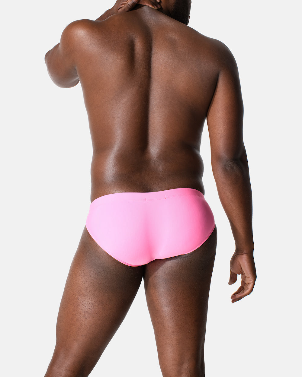 Kos Enhancing Swim Brief - Stripe - Pink