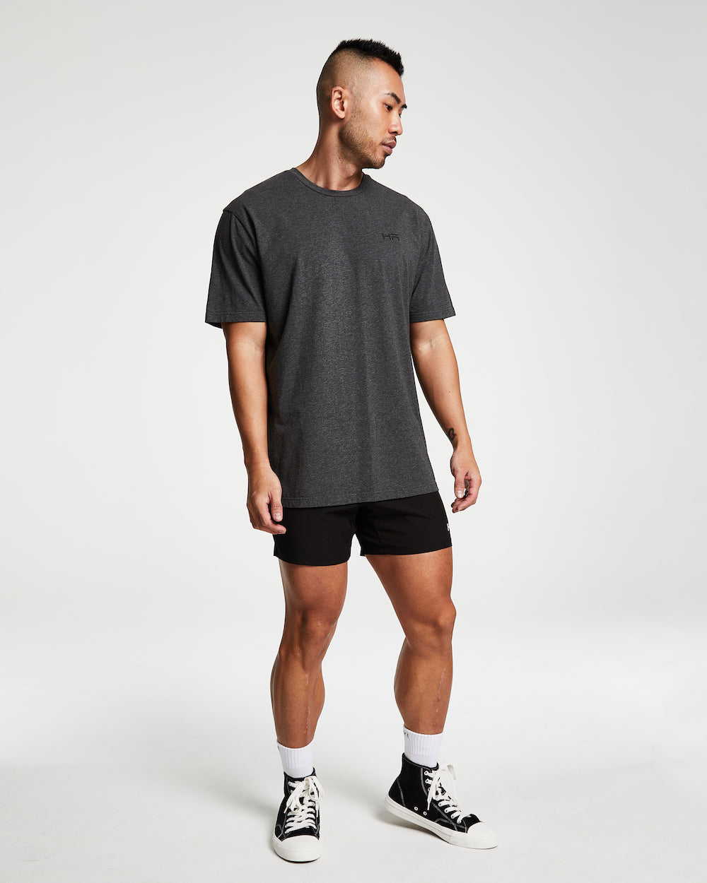 Aro Essential Gym T-Shirt - Charcoal Grey